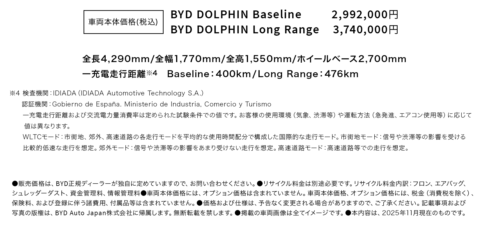 BYD DOLPHIN 価格
